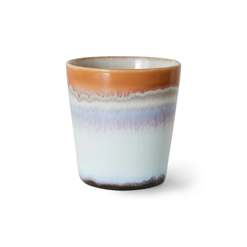 70’S Keramiek Koffie Mok Ash