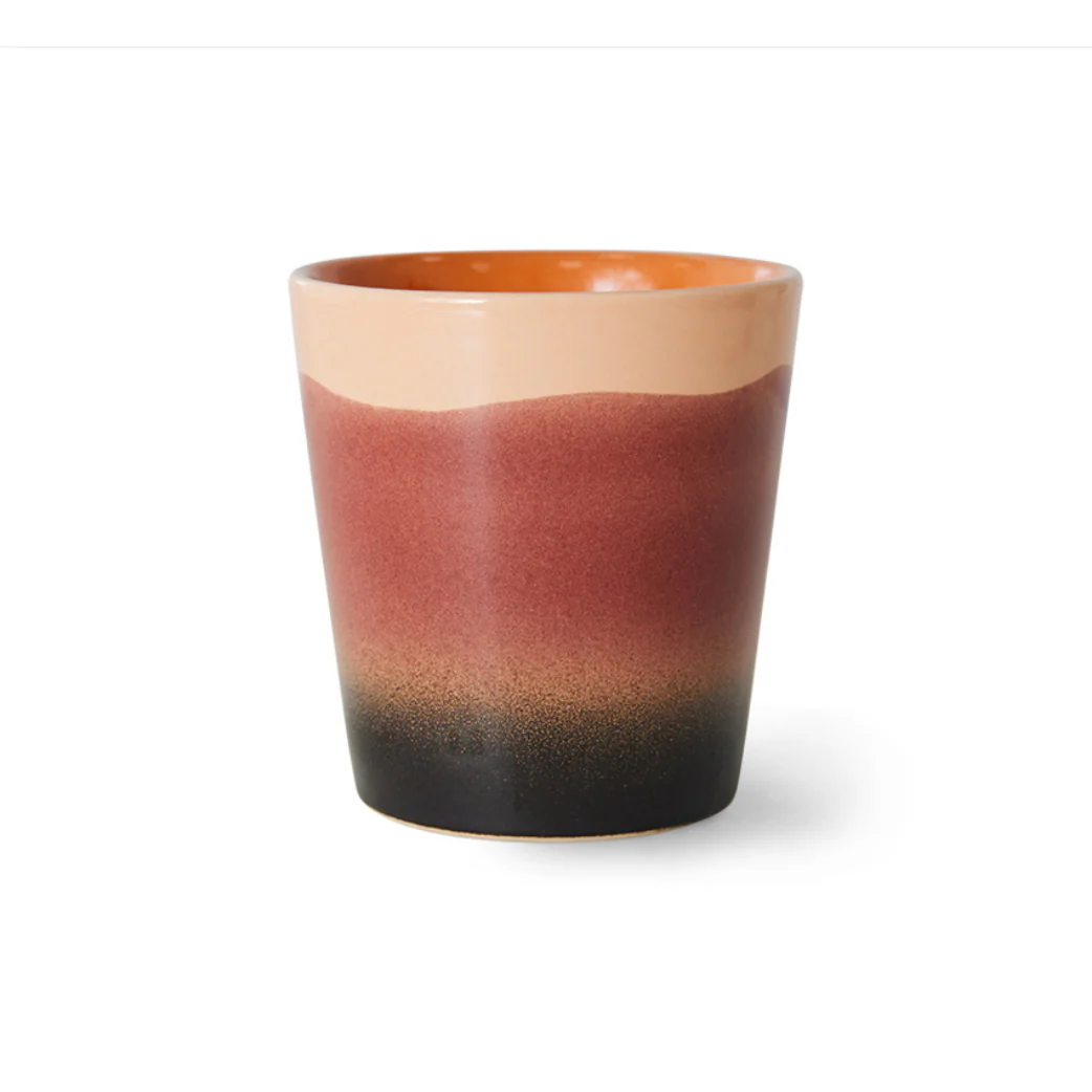 70’S Keramiek Koffie Mok Rise
