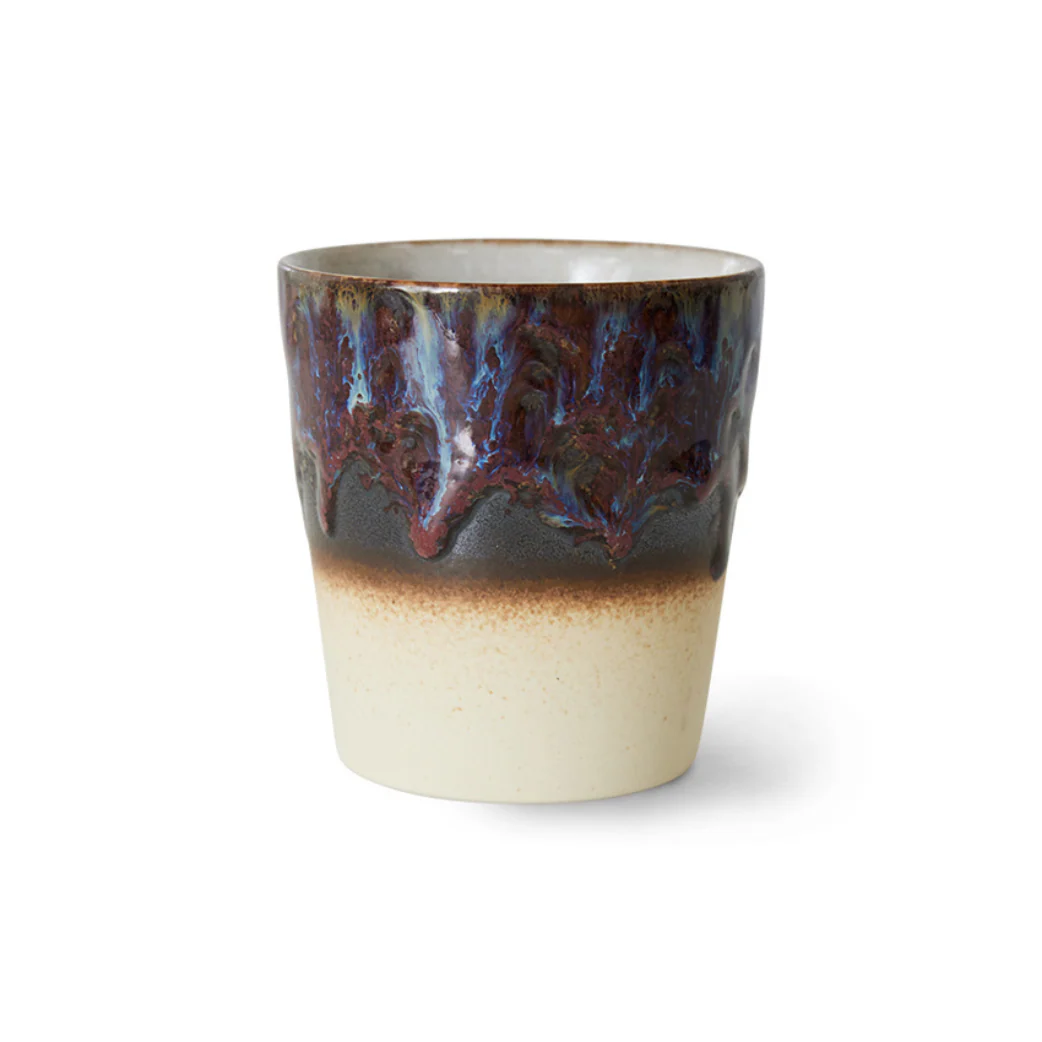 70’S Keramiek Koffie Mok Aurora