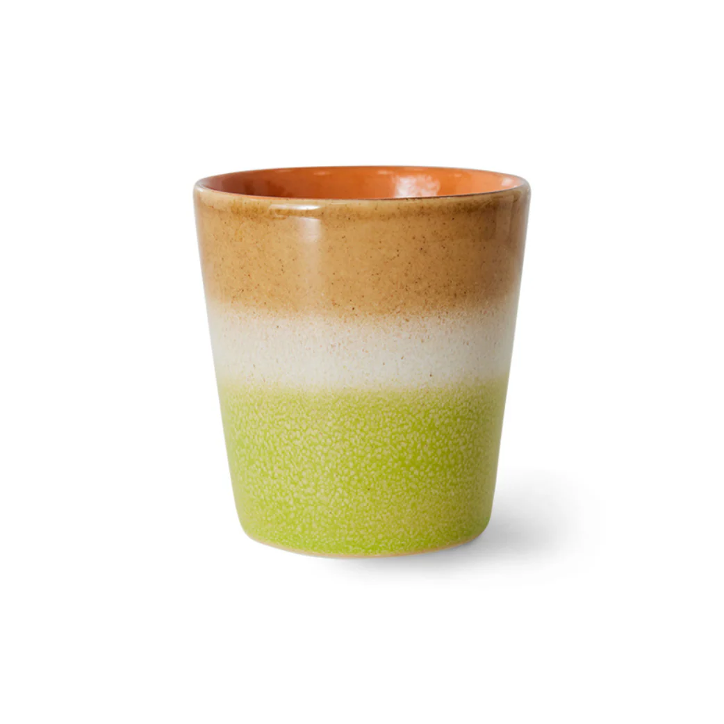 70’S Keramiek Koffie Mok Eclipse