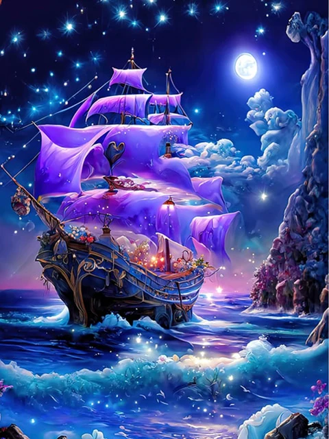 Schip in de Nacht Schip in de Nacht