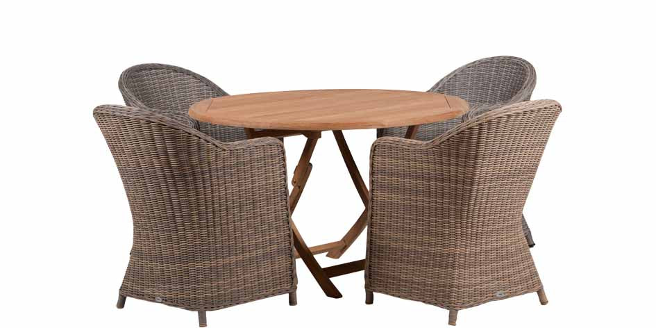Dining set Malaga natura Dining set Malaga natura