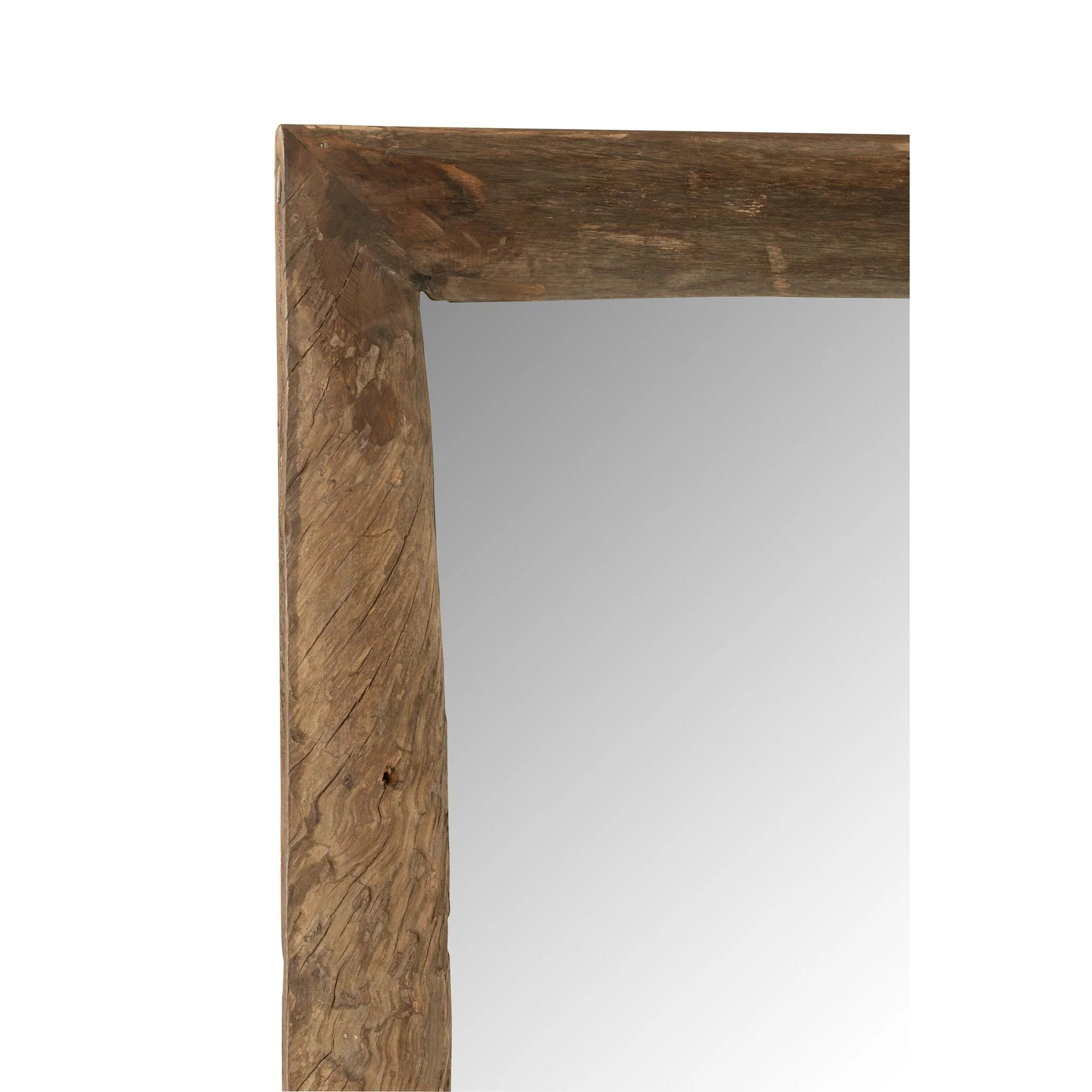 Spiegel Bruin Recycled hout Rechthoekig 90×176 cm