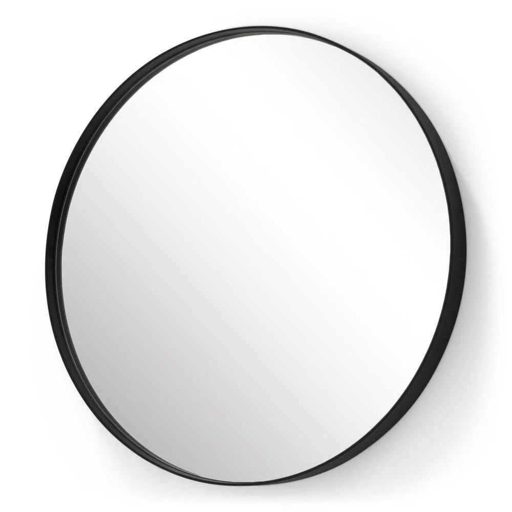Spiegel DONNA 6 Rond Zwart 120cm Spinder Design