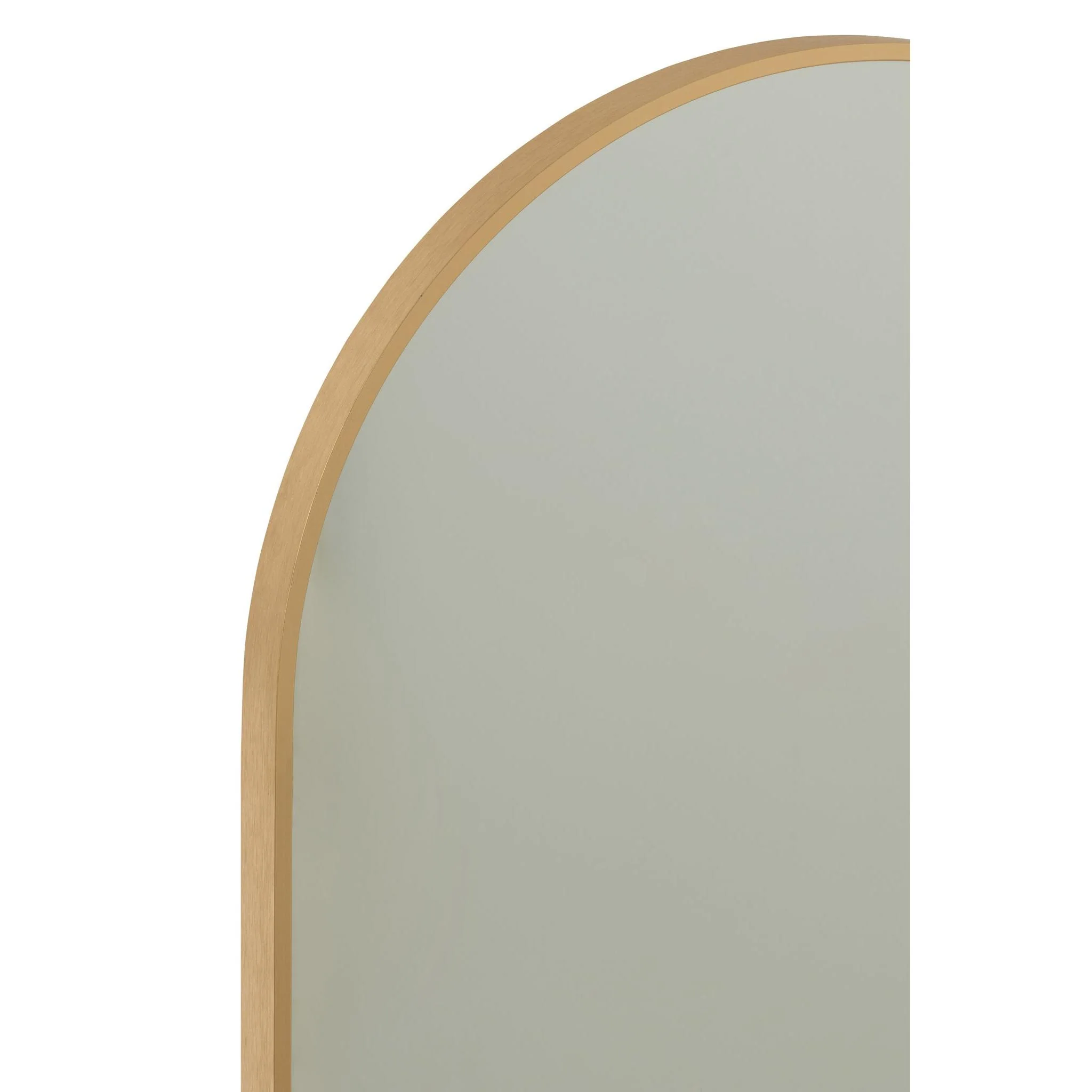 Spiegel Goud Aluminium Ovaal 100×50 cm