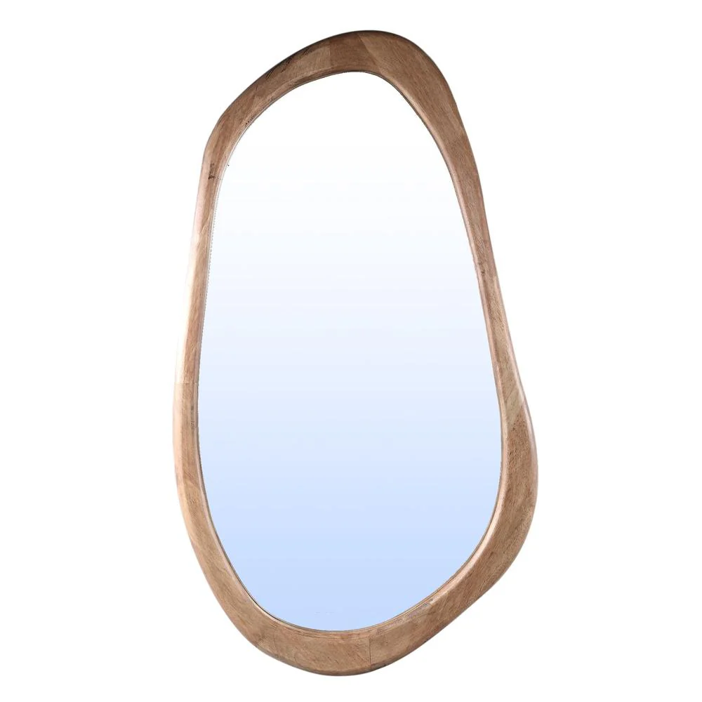 Spiegel Neelix Rubberhout Beige 120 cm