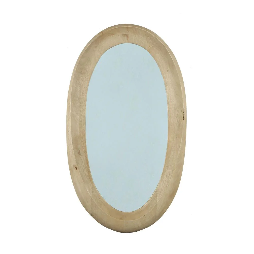 Spiegel Noam Mangohout Beige 120 cm