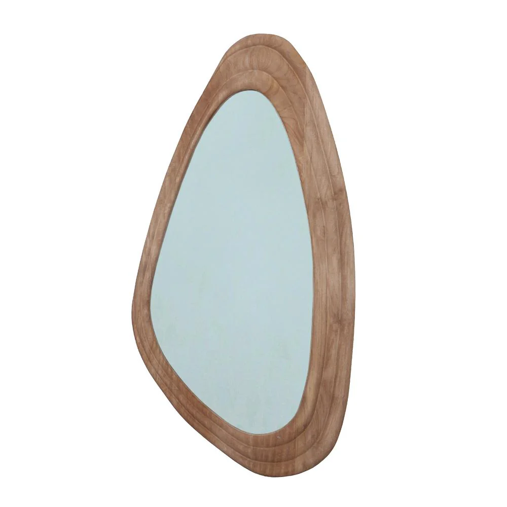 Spiegel Santin Mangohout Beige 131 cm