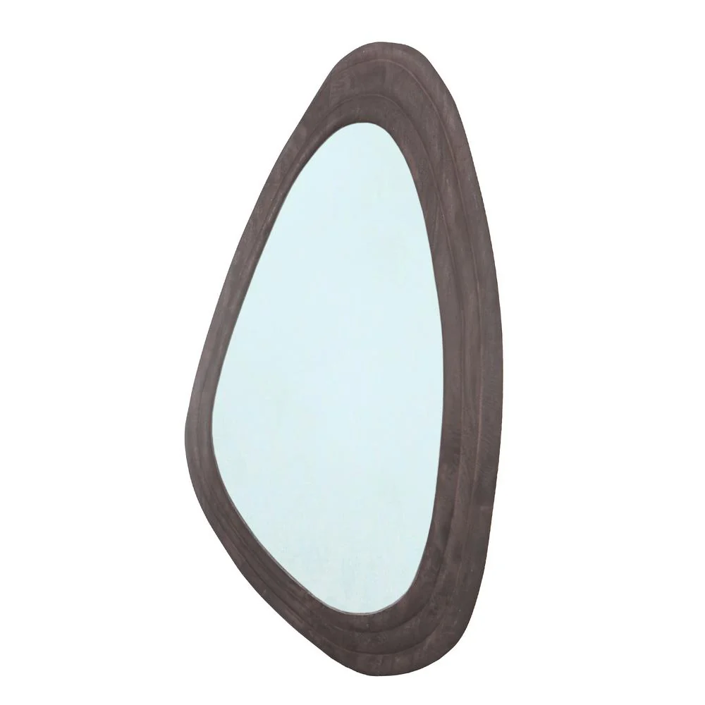 Spiegel Santin Mangohout Grijs 131 cm Spiegel Santin Mangohout Grijs 131 cm