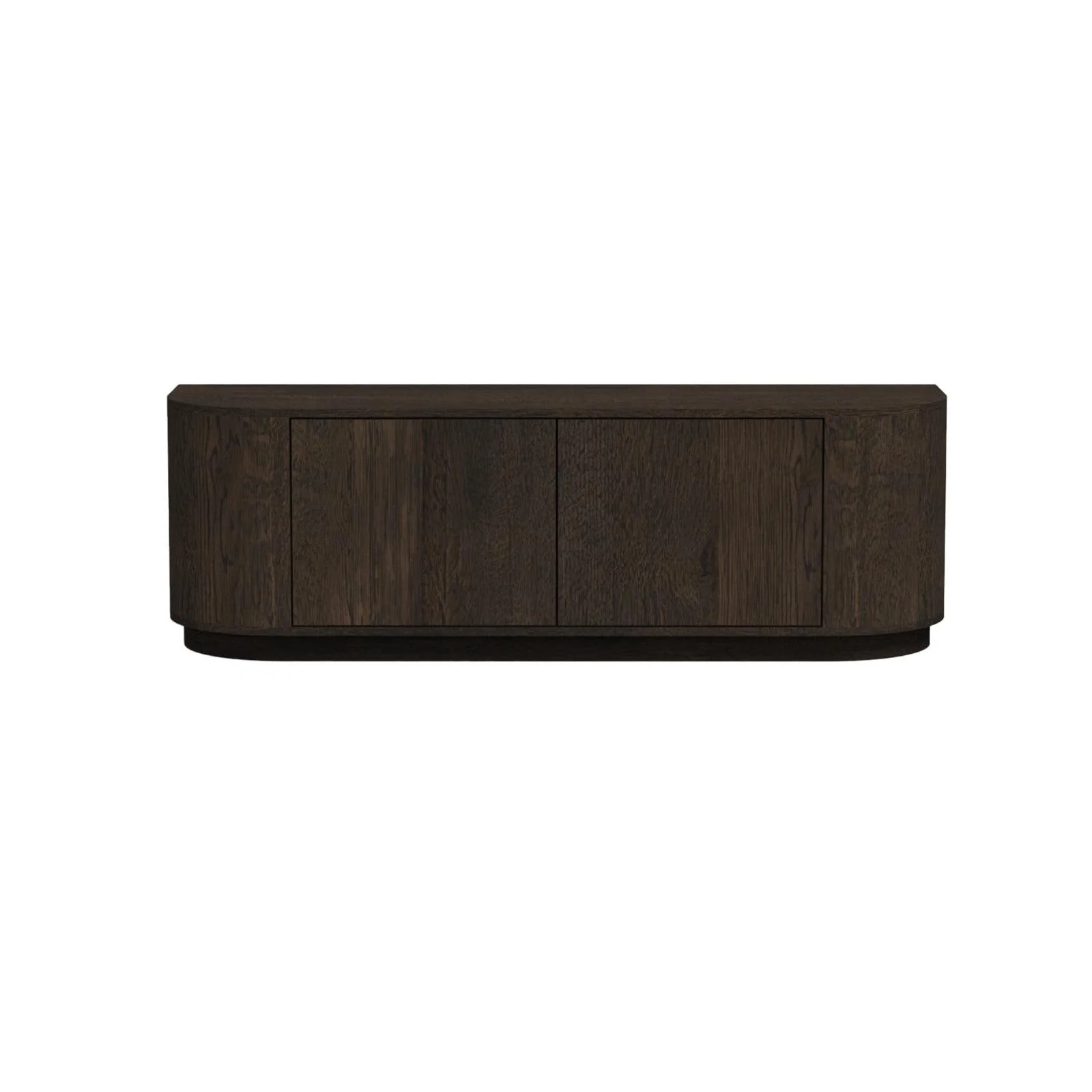 TV-meubel Novero Eikenhout fineer Bruin 140x40x45 cm