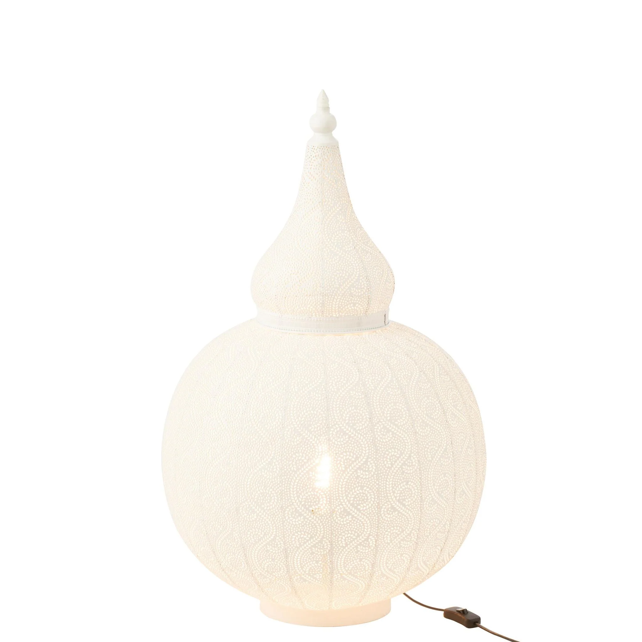 Tafellamp Aladin Ijzer Wit 46x46x78 cm
