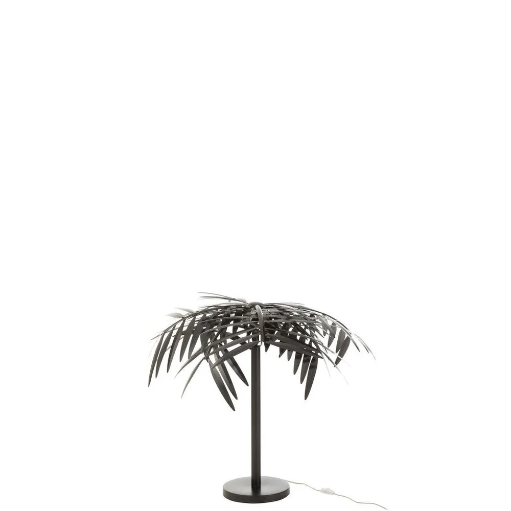 Tafellamp Blad Ijzer, Stainless Steel Zwart 60x60x73 cm