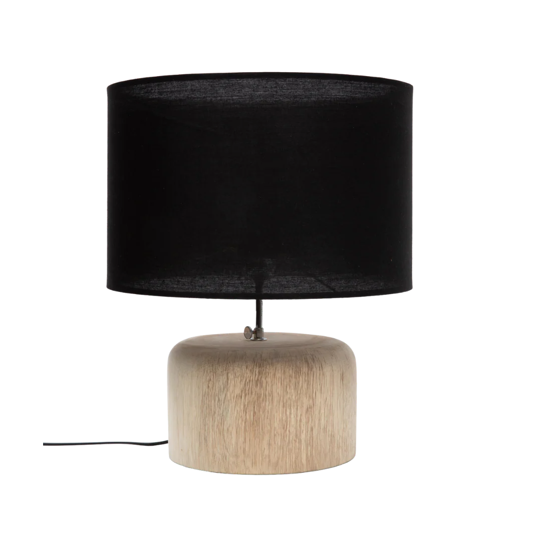TEAK WOOD TAFELLAMP | TEAKHOUT | NATURAL | ZWART TEAK WOOD TAFELLAMP | TEAKHOUT | NATURAL | ZWART