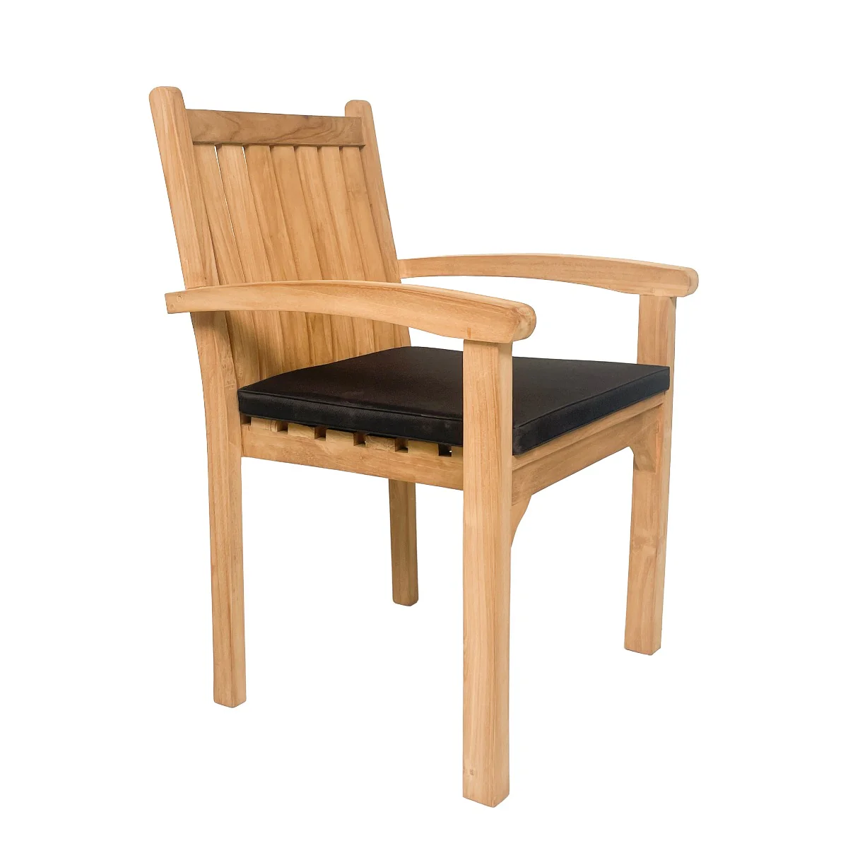Tuinstoel Marco Teakhout Naturel hout 61×60 cm