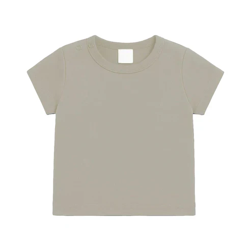 Shirt – maat 56-104 – Zand – (ontwerp naar keuze)