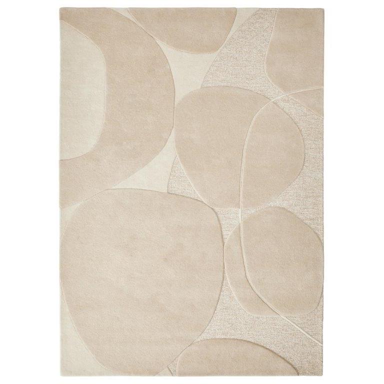 Vloerkleed 140×200 cm Bolsena Beige Wol