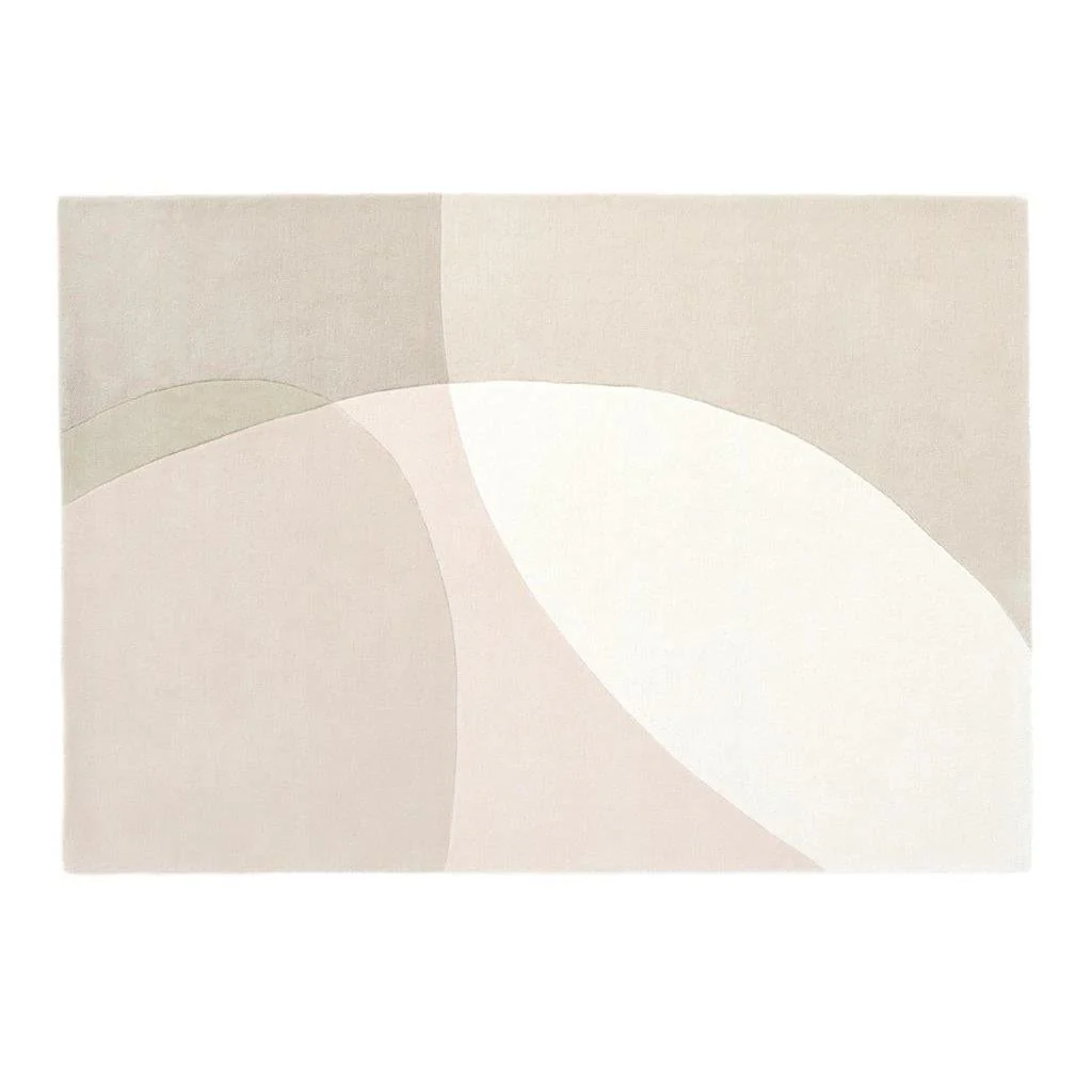 Vloerkleed 160×230 cm Shades 100 White Wol