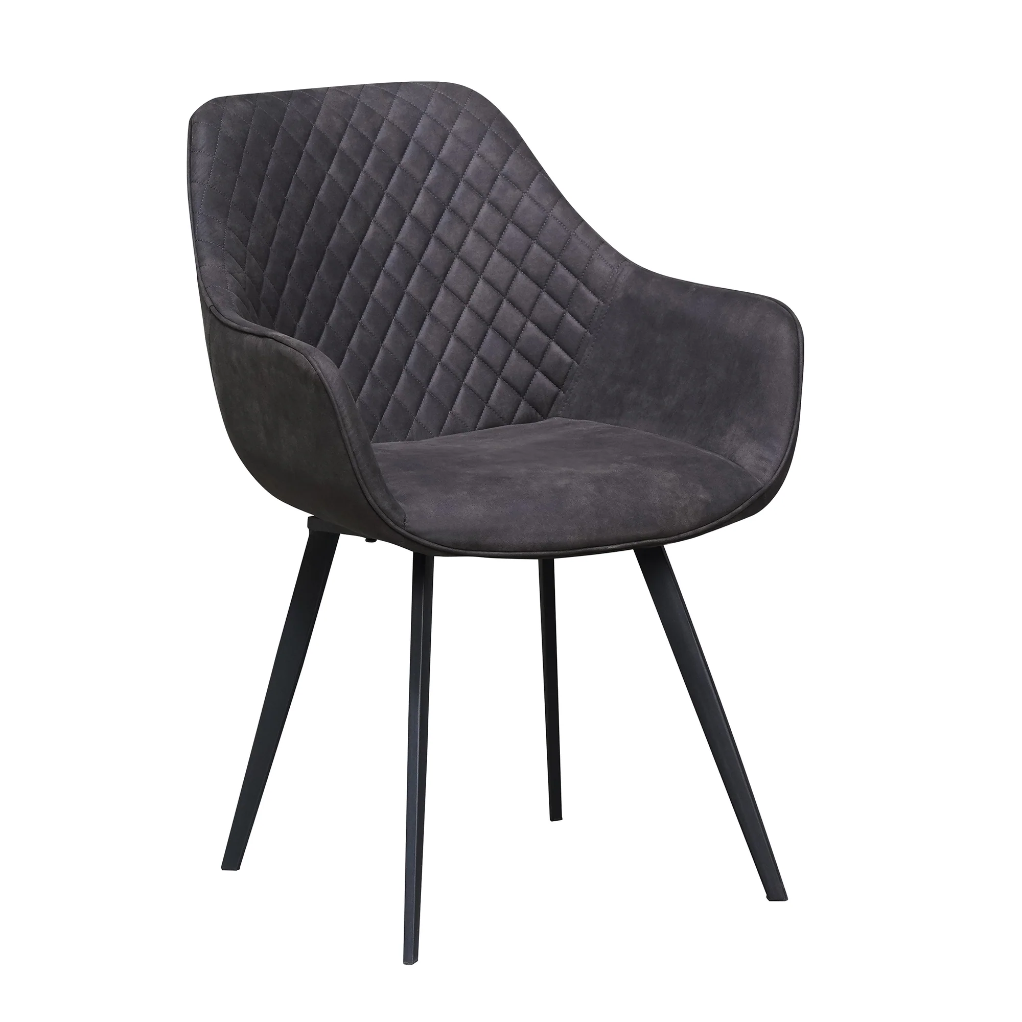 Vloerkleed Luca Antraciet Grijs 65×59 cm