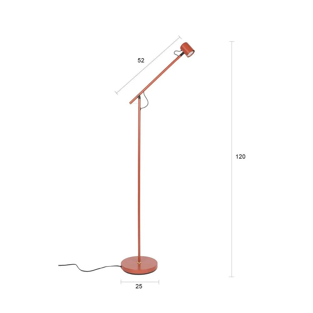Vloerlamp Aero Metaal Rood 57.5×25 cm GU10 (ES111)