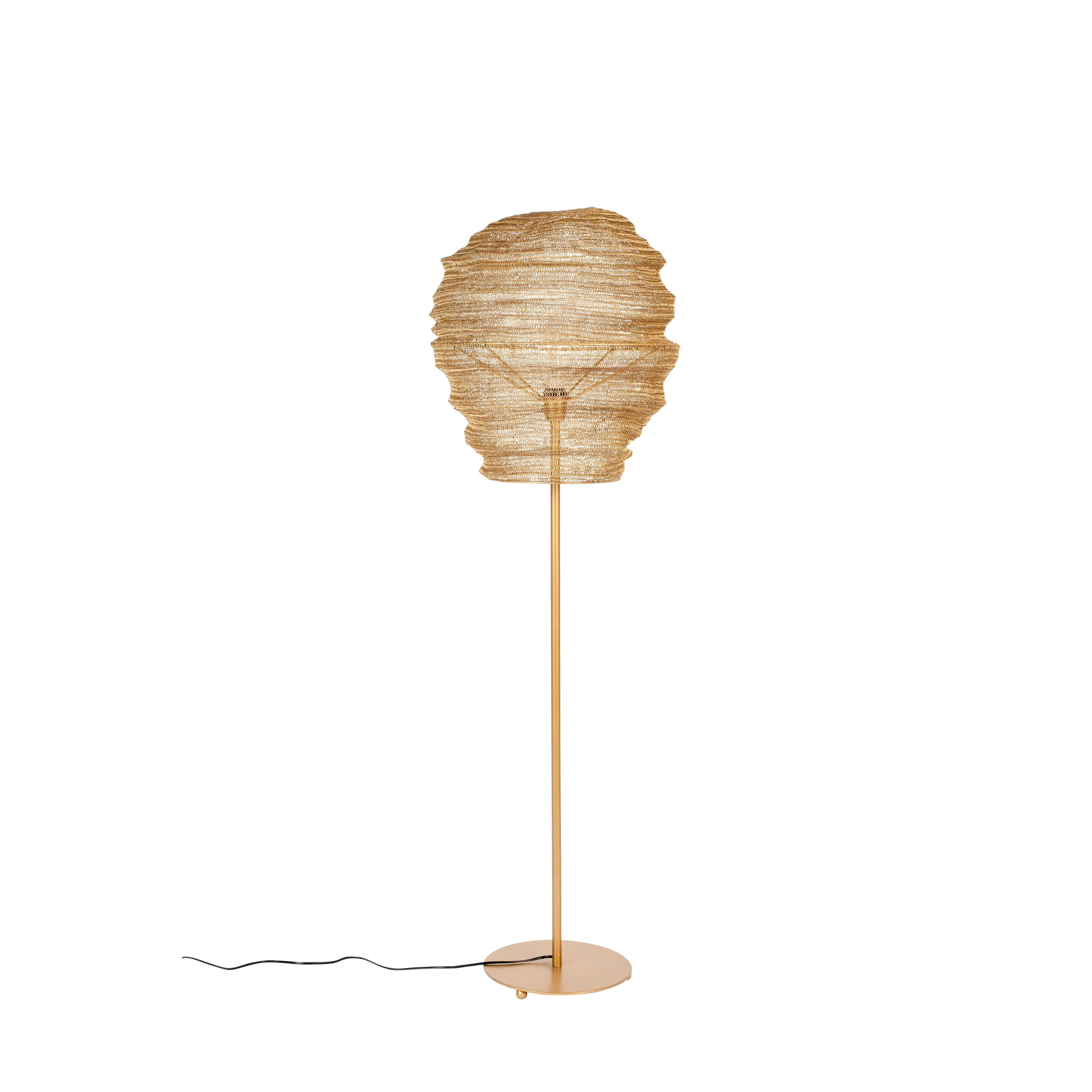 Vloerlamp Lena Brass Metaal Goud Ø51×154 cm E27