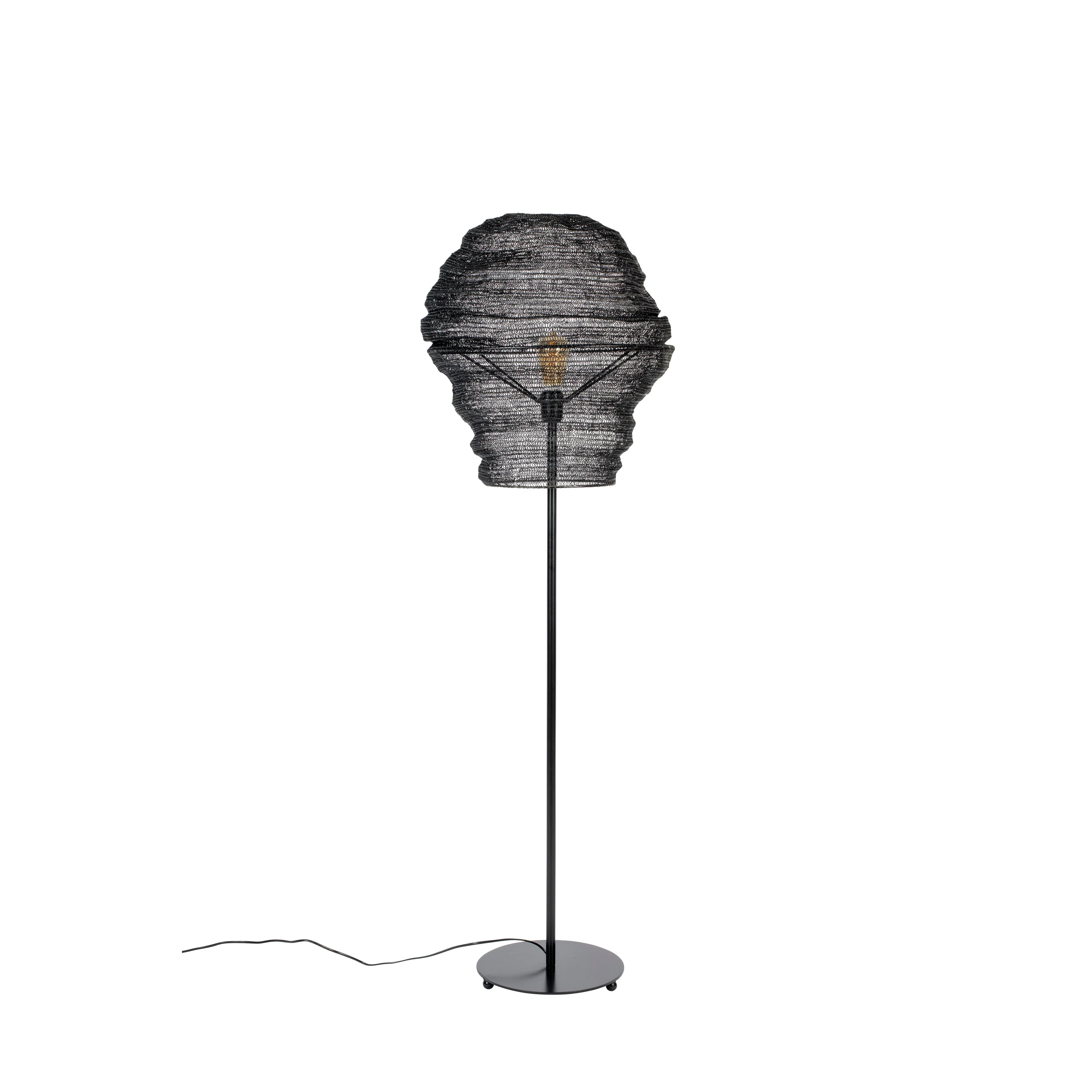 Vloerlamp Lena Metaal Zwart Ø51×154 cm E27