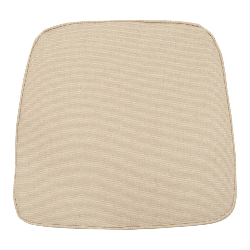 Madison stoelkussen Wicker vierkant 48x48cm Beige canvas eco+