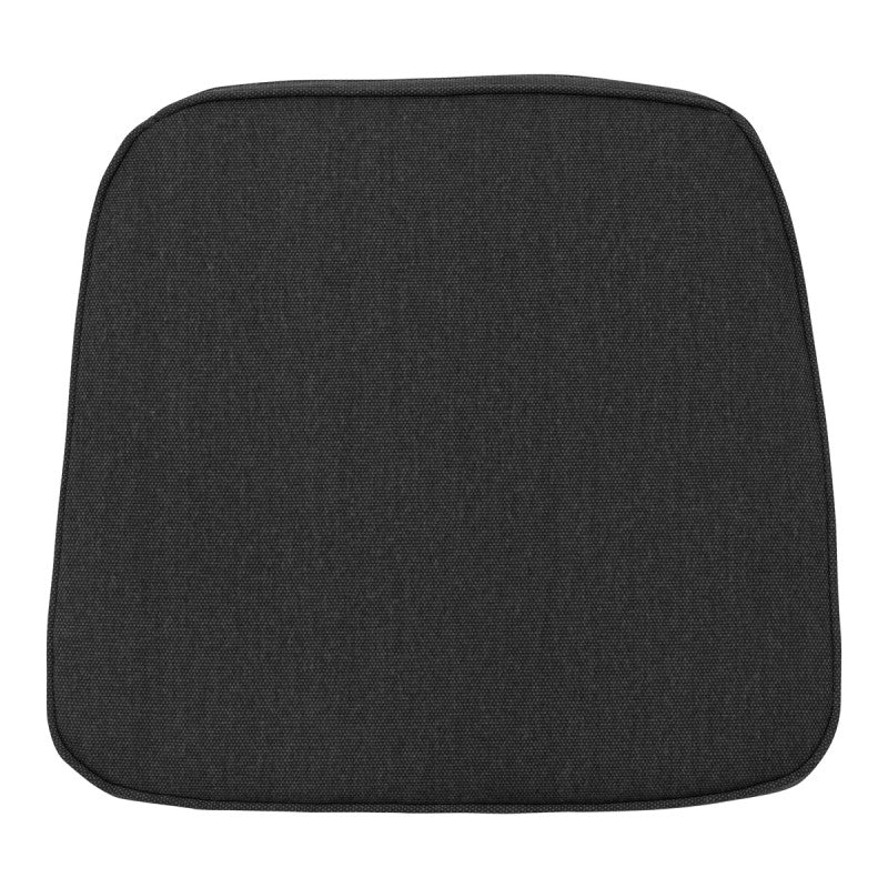 Madison stoelkussen Wicker vierkant 48x48cm Black canvas eco+