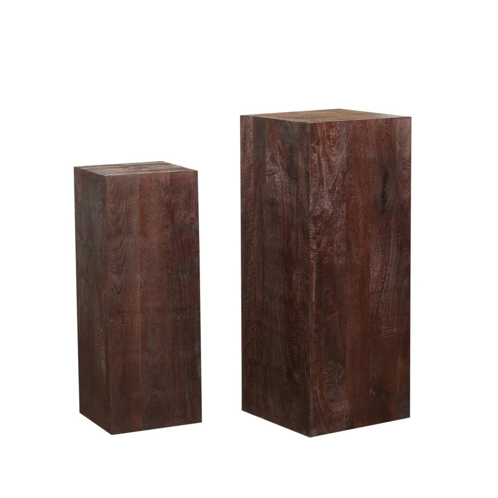 Wanddecoratie Decoratie Mangohout Bruin 724194