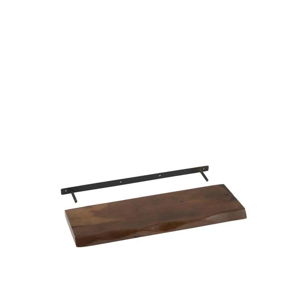 Wandplank Bruin Acaciahout hout S 28×70 cm