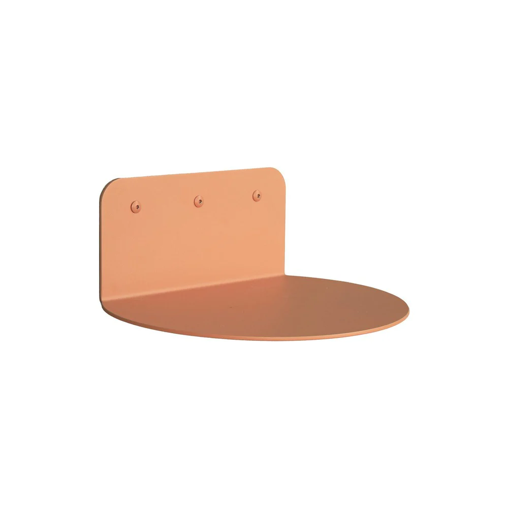 Wandplank FLEX Staal Clay Terra 30x24x12.5cm Spinder Design