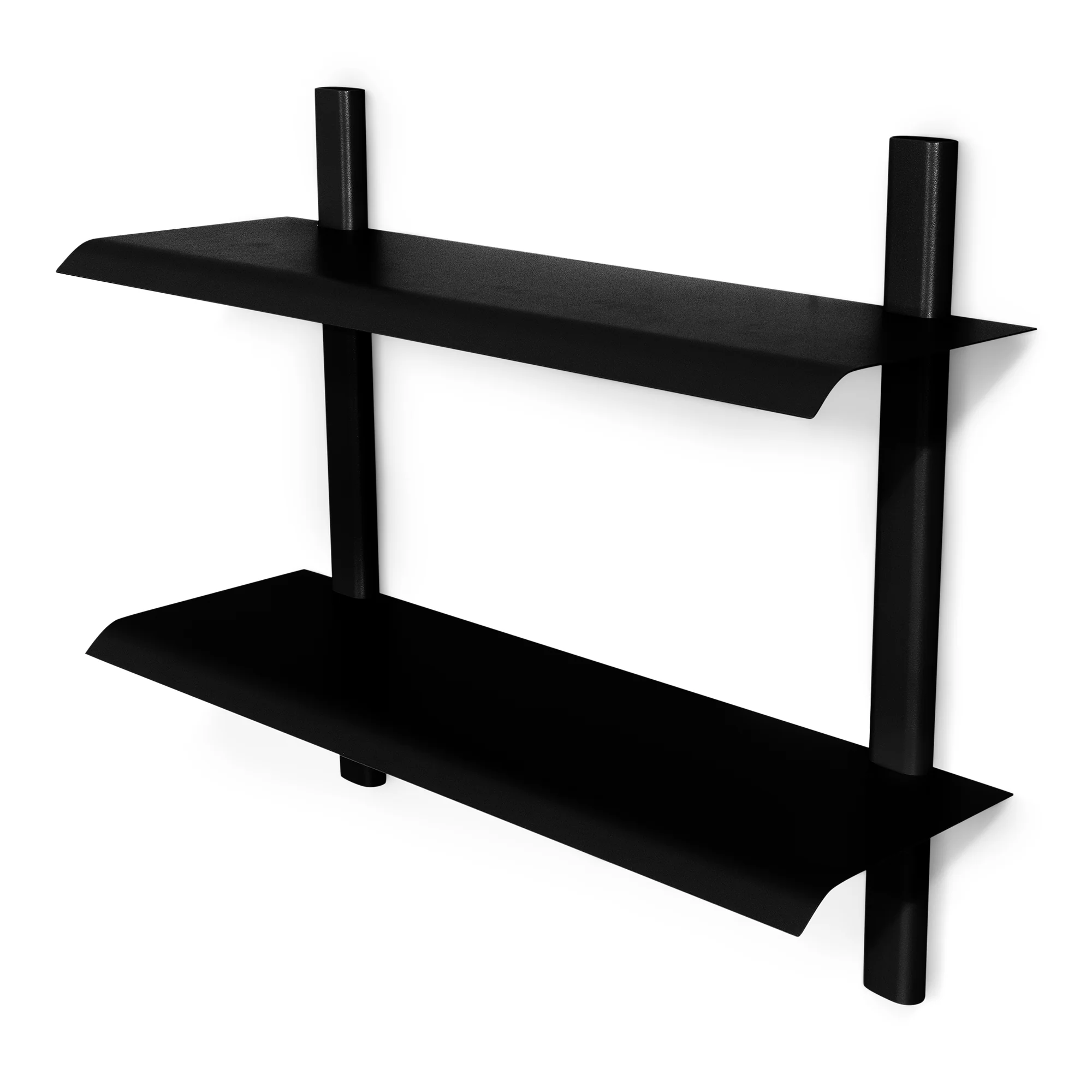 Wandplank HOLA 3 Staal Zwart 60×18.2×48.2cm Spinder Design Wandplank HOLA 3 Staal Zwart 60×18.2×48.2cm Spinder Design