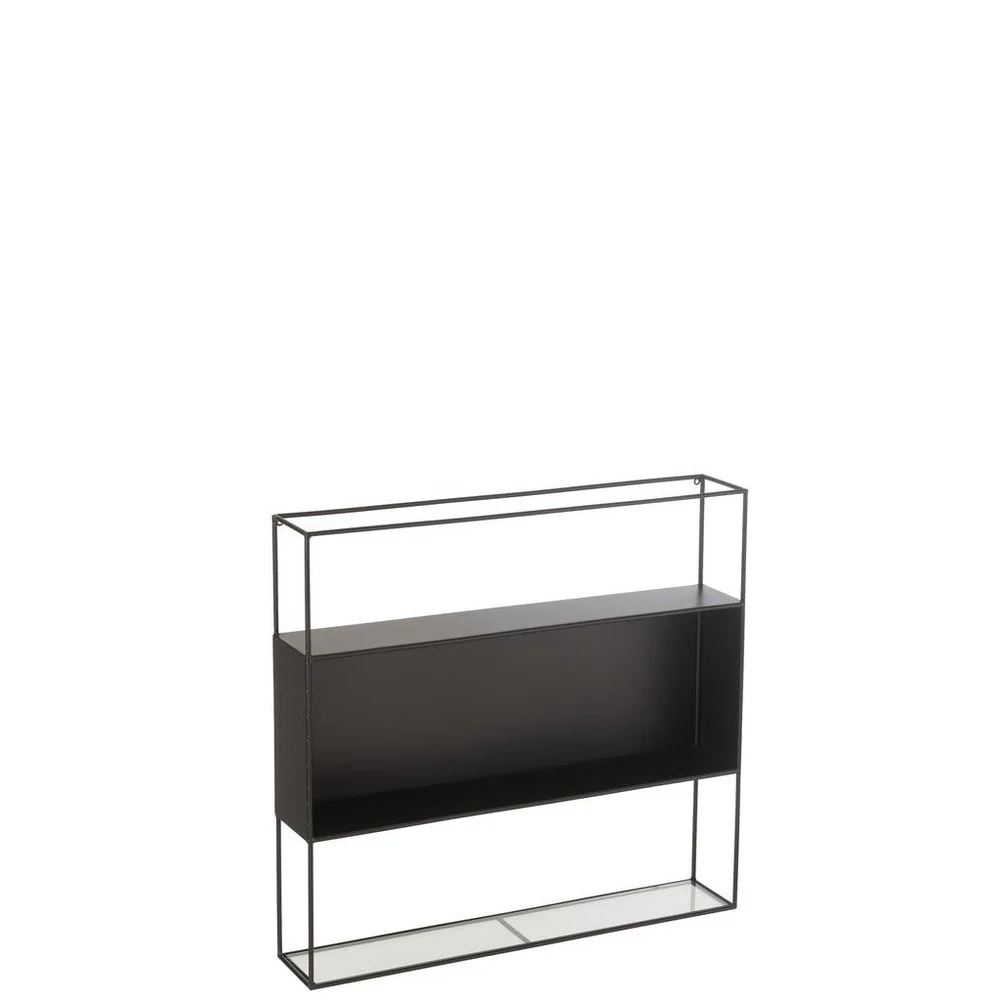 Wandplank Zwart Ijzer 15×80 cm Wandplank Zwart Ijzer 15×80 cm