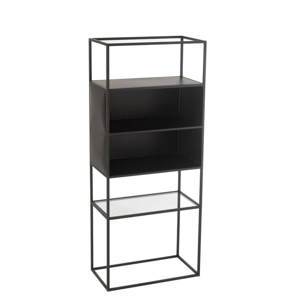 Wandplank Zwart Ijzer Rechthoekig 30×55 cm Wandplank Zwart Ijzer Rechthoekig 30×55 cm
