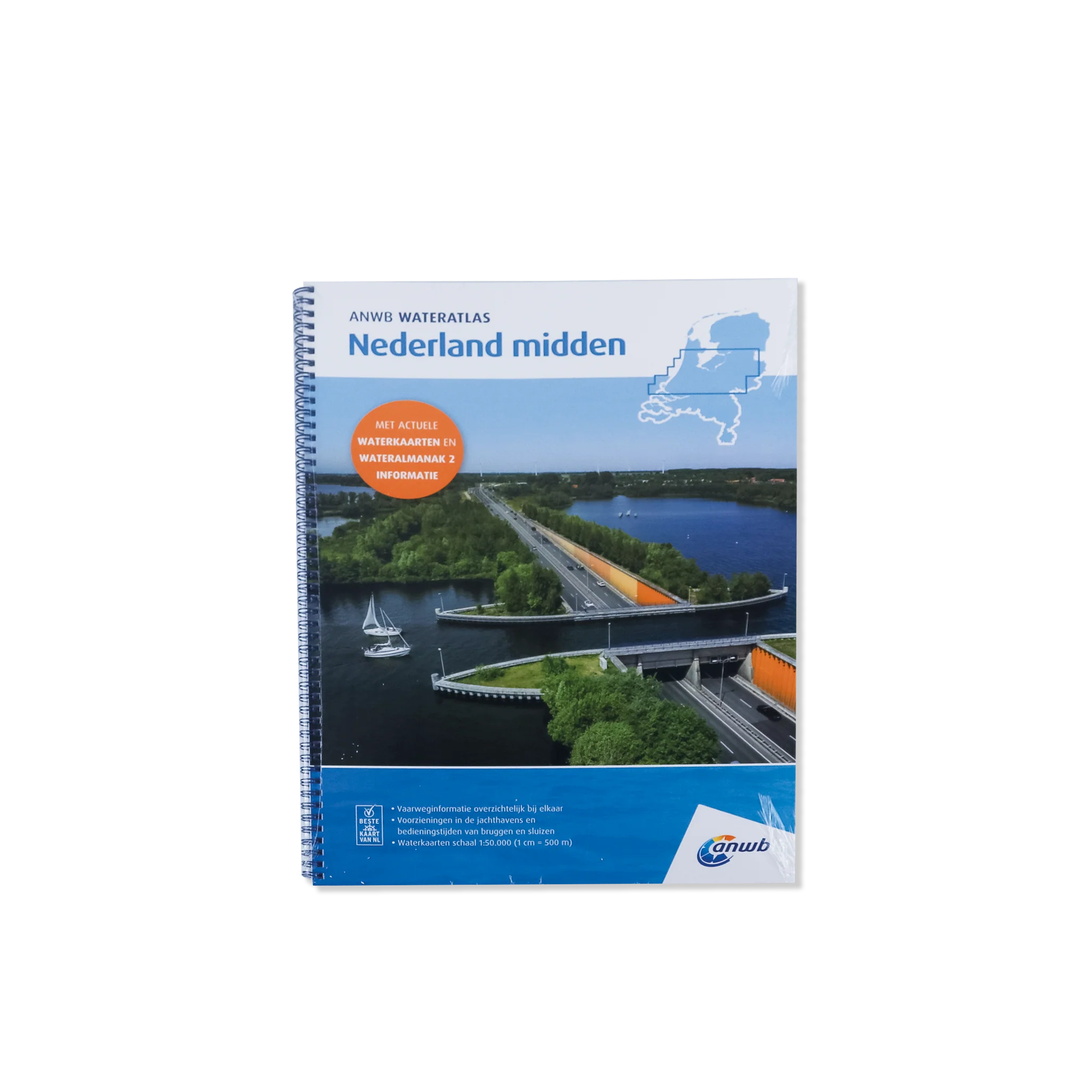 ANWB Wateratlas Nederland Midden