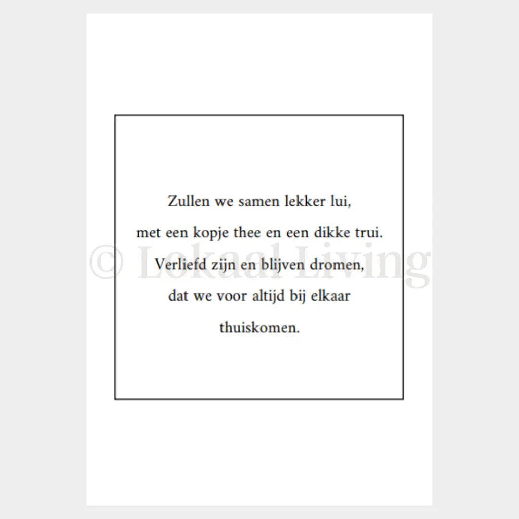 Wenskaart Samen