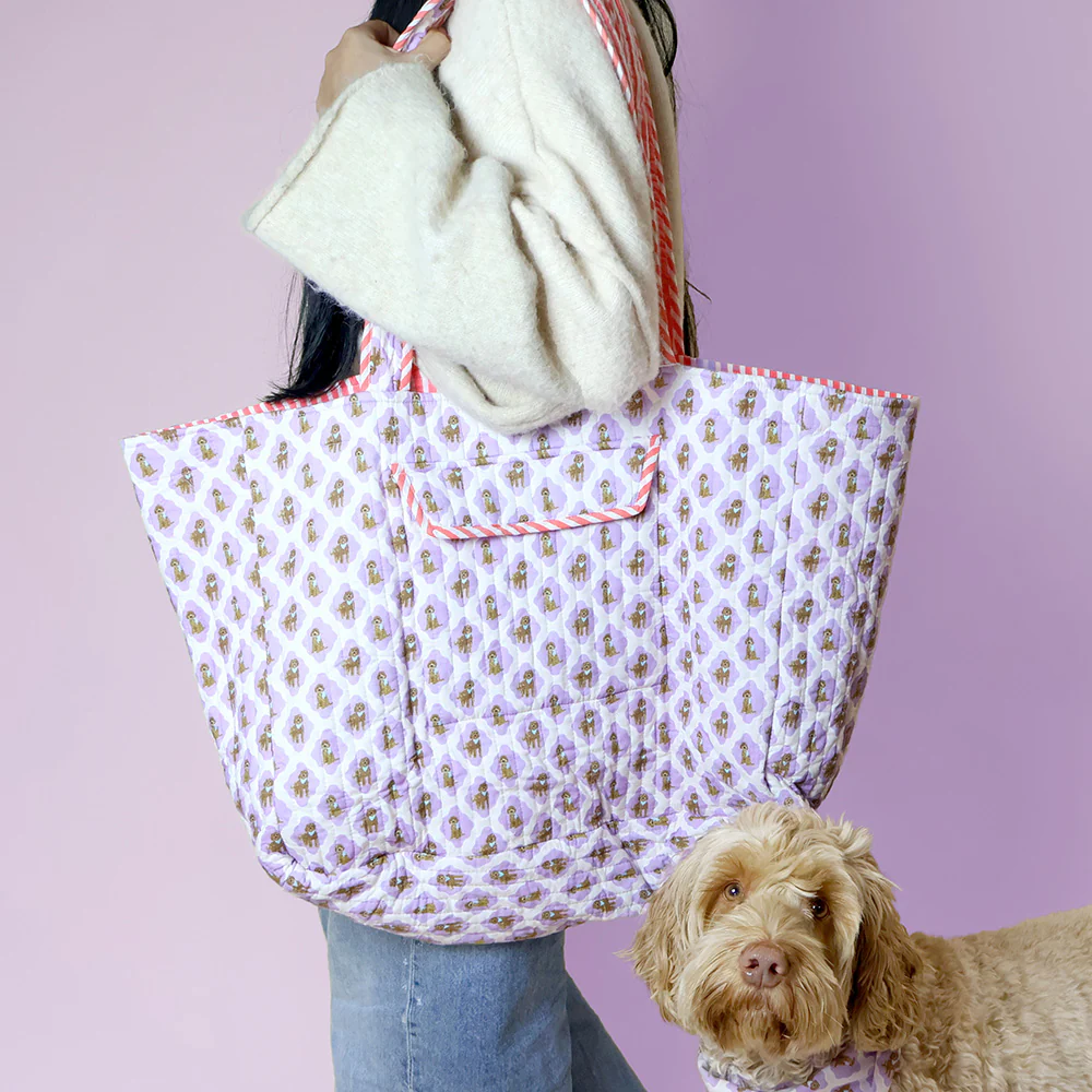 Doodle print oversized tas Studio Brai x Furry Original