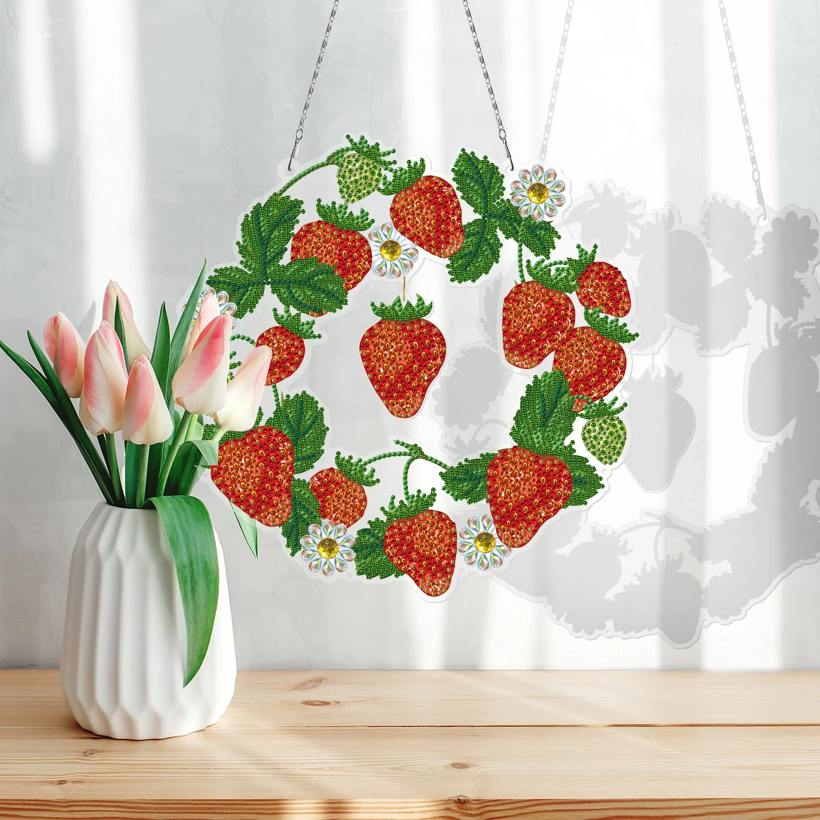 Aardbeien Decoratiekrans Aardbeien Decoratiekrans