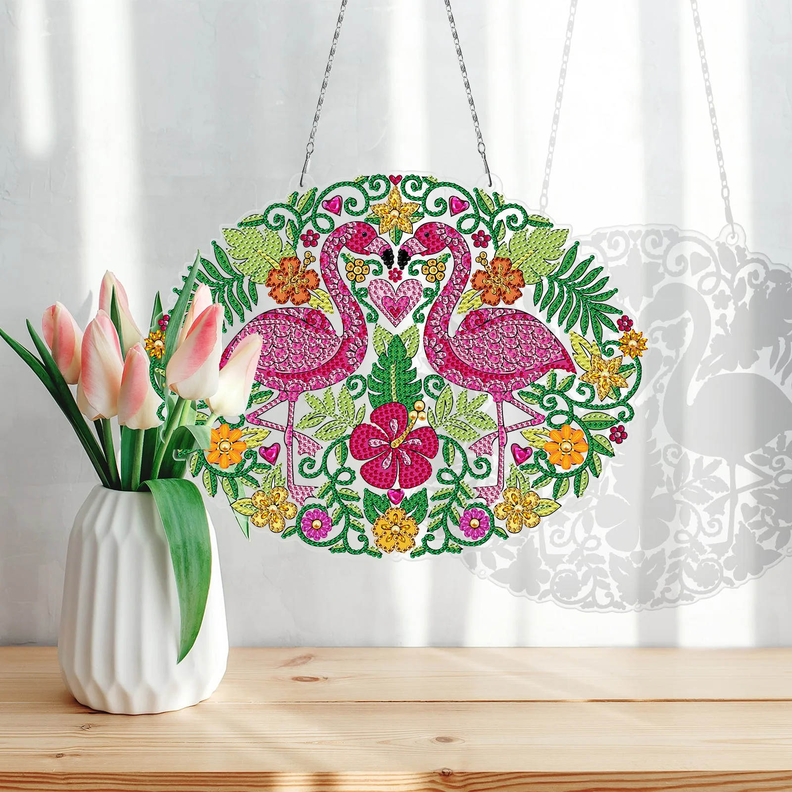 Flamingo’s Decoratiekrans Flamingo’s Decoratiekrans
