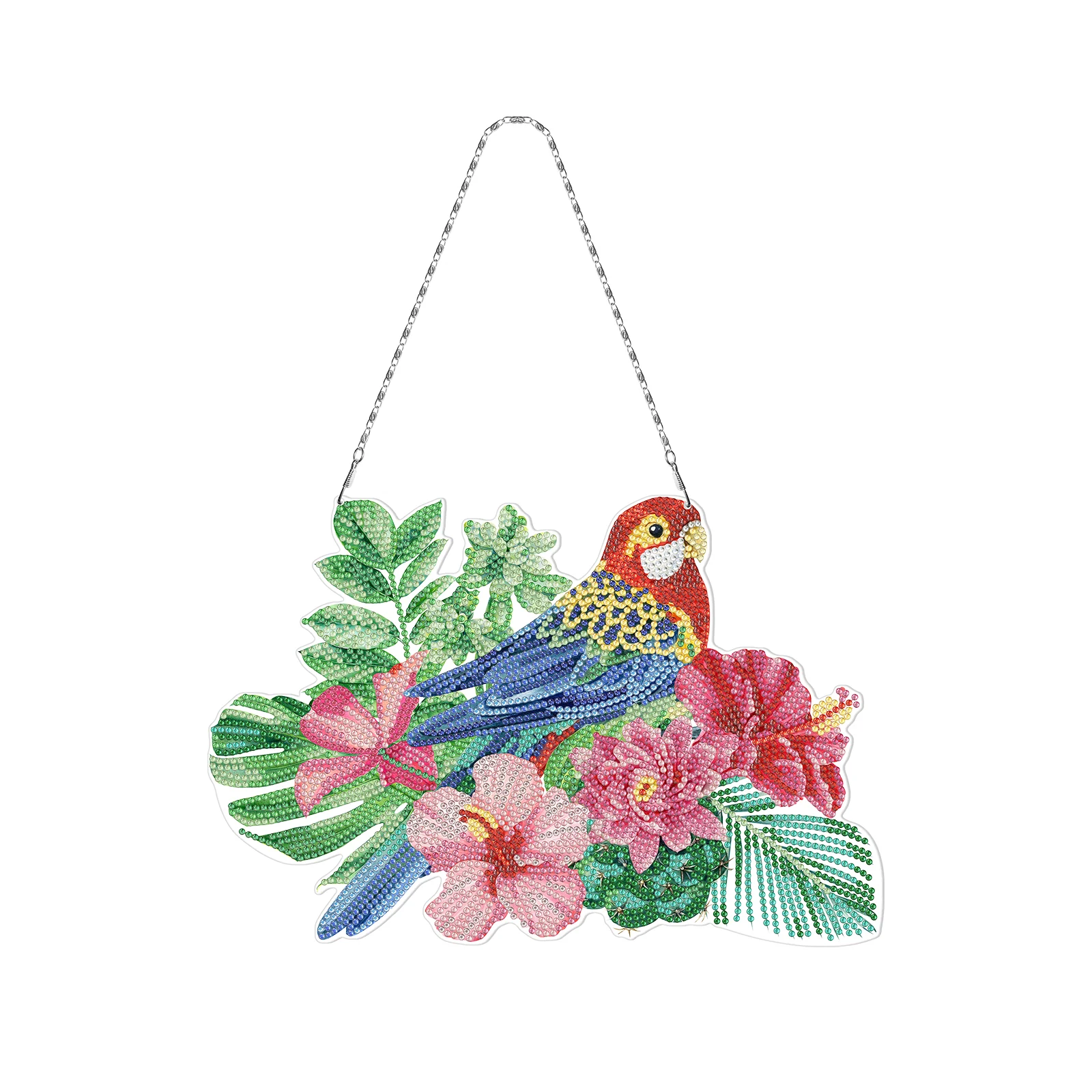 Vogel met Bloemen Muurhanger Vogel met Bloemen Muurhanger