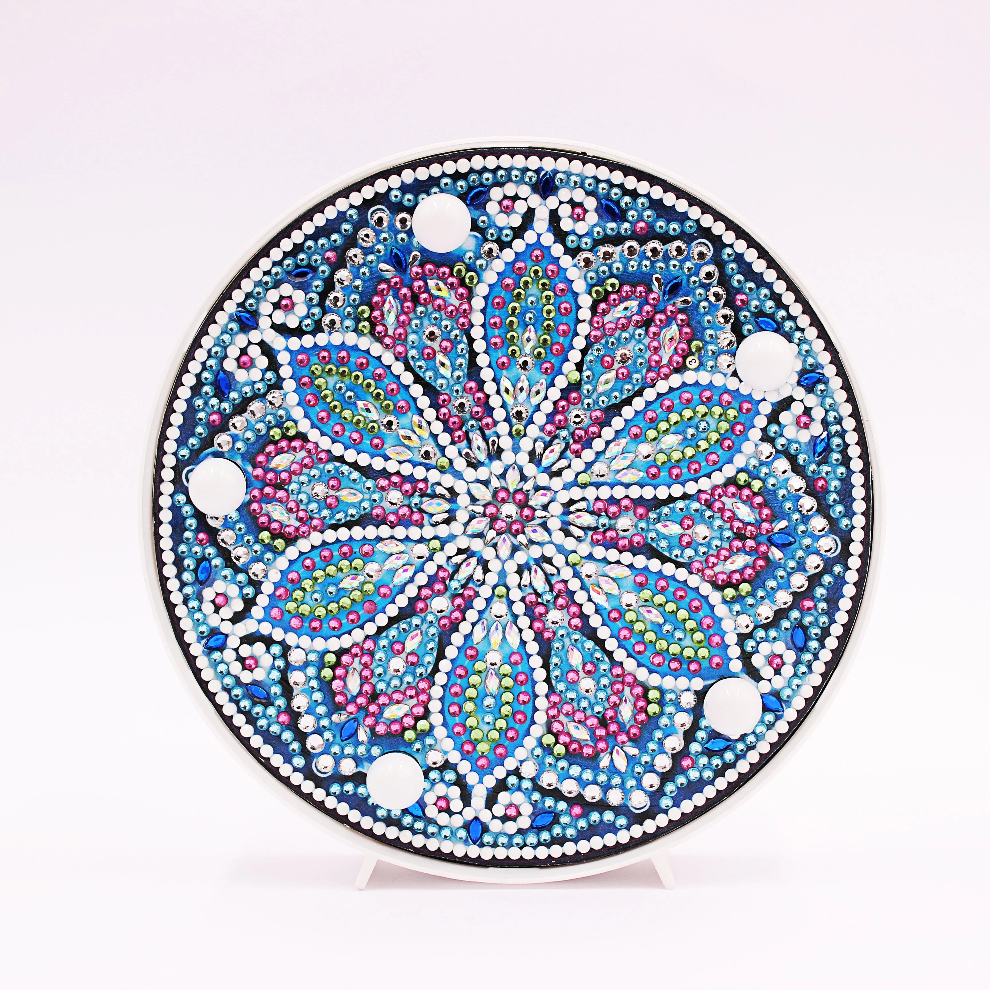 Diamond Painting Ronde Lampje – Bloem Mandala