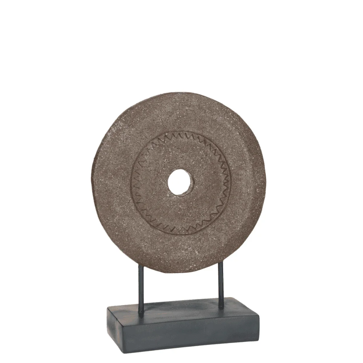 Cirkel – Op voet – Polyhars – Bruin – S