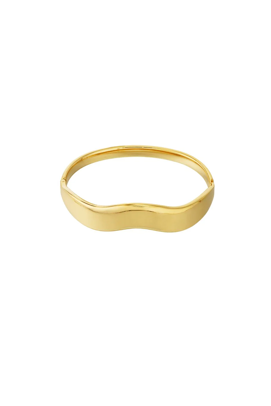 Wavy bangle Goud Wavy bangle Goud