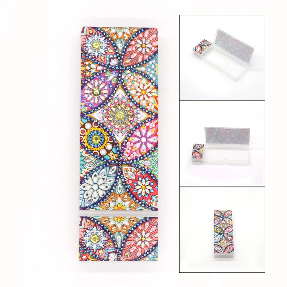 Diamond Painting Pennen Opbergdoosje – Gekleurde Mandala Diamond Painting Pennen Opbergdoosje – Gekleurde Mandala