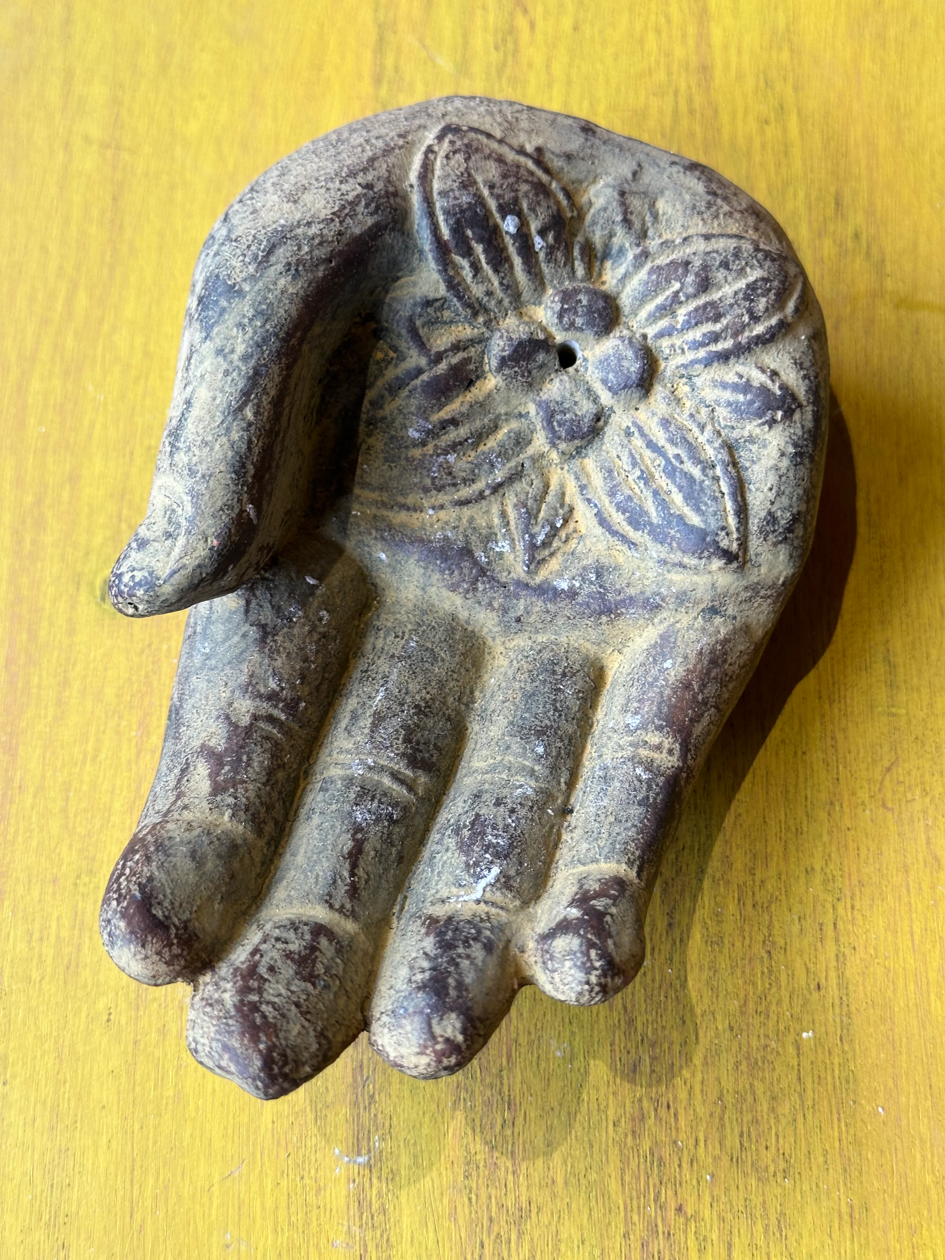 Geurblokje/wierookhouder – Hand