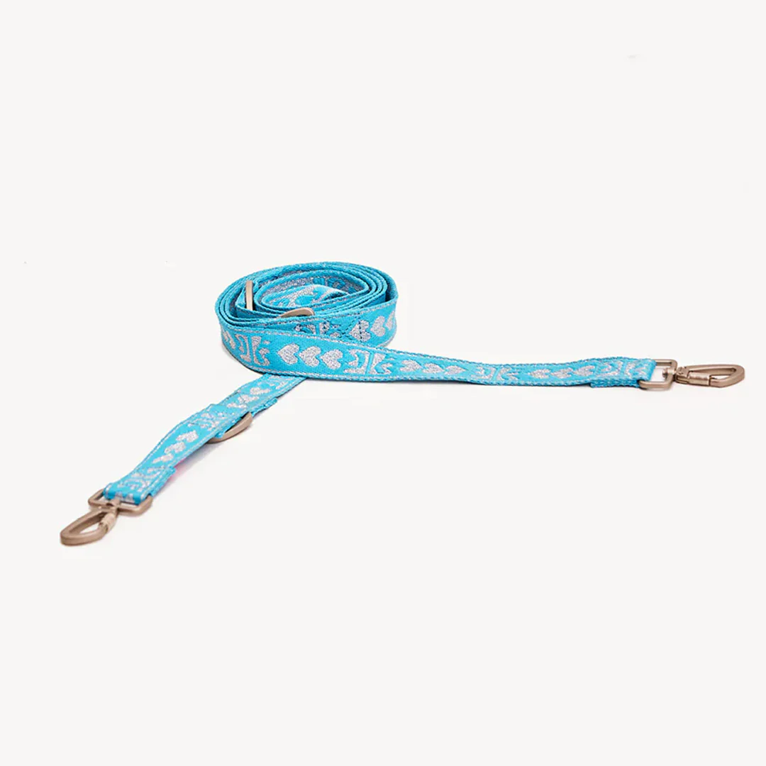 DOGGUO Hondenlijn – print – blauw