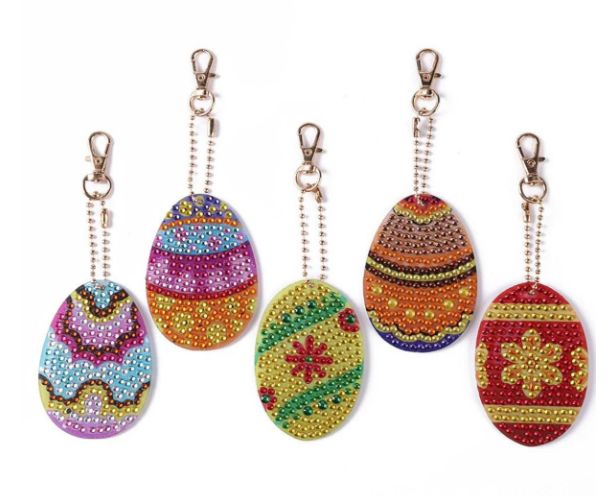 Diamond Painting Sleutelhangers – Paaseieren