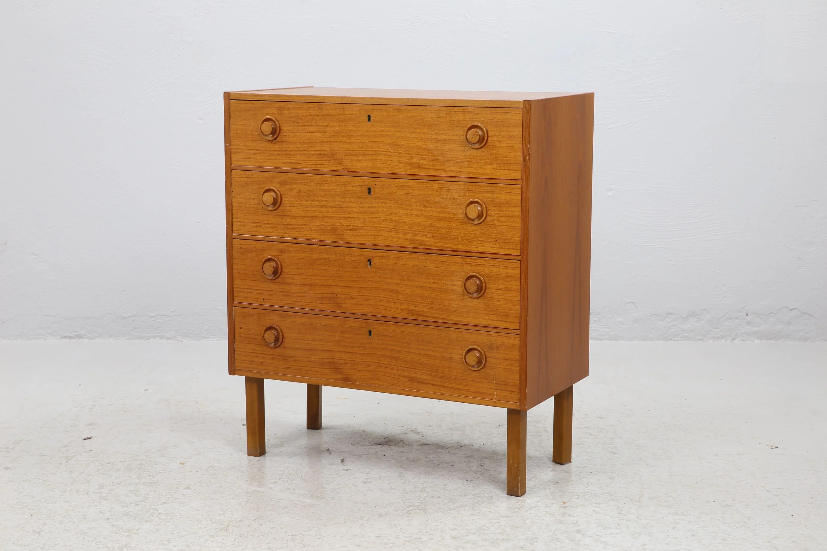 Vintage teak ladekastje, Zweden 1960 (#22511)