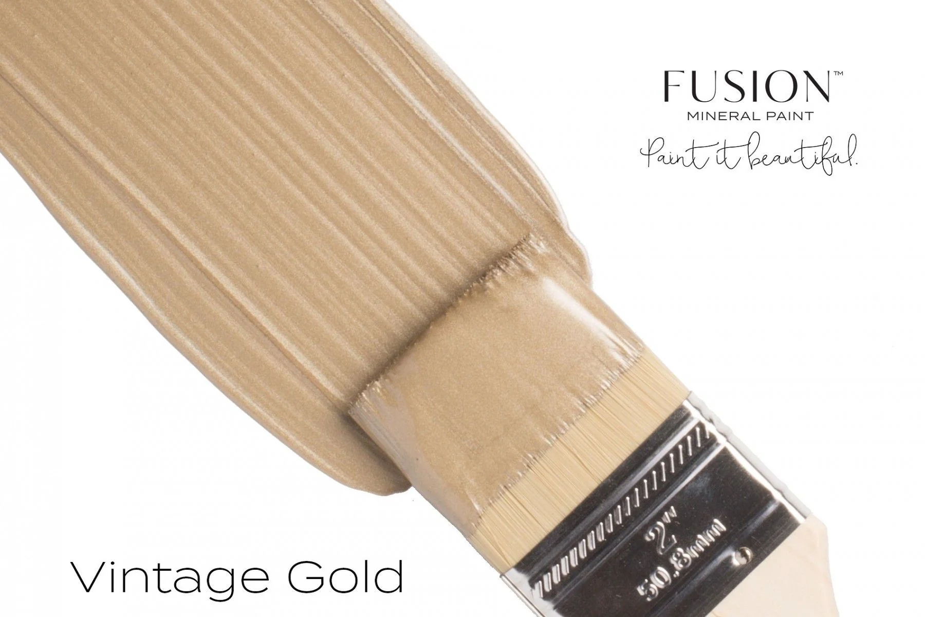 Fusion Mineral Paint Metallics - VINTAGE GOLD - Afbeelding 2