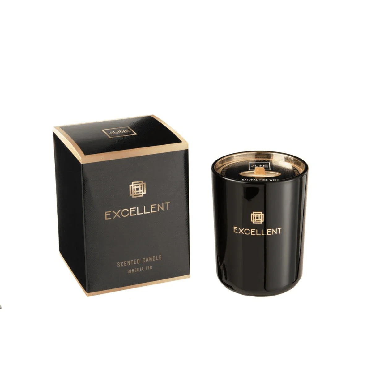Geurkaars – Excellent – Siberia Fir – Zwart – S – 50u