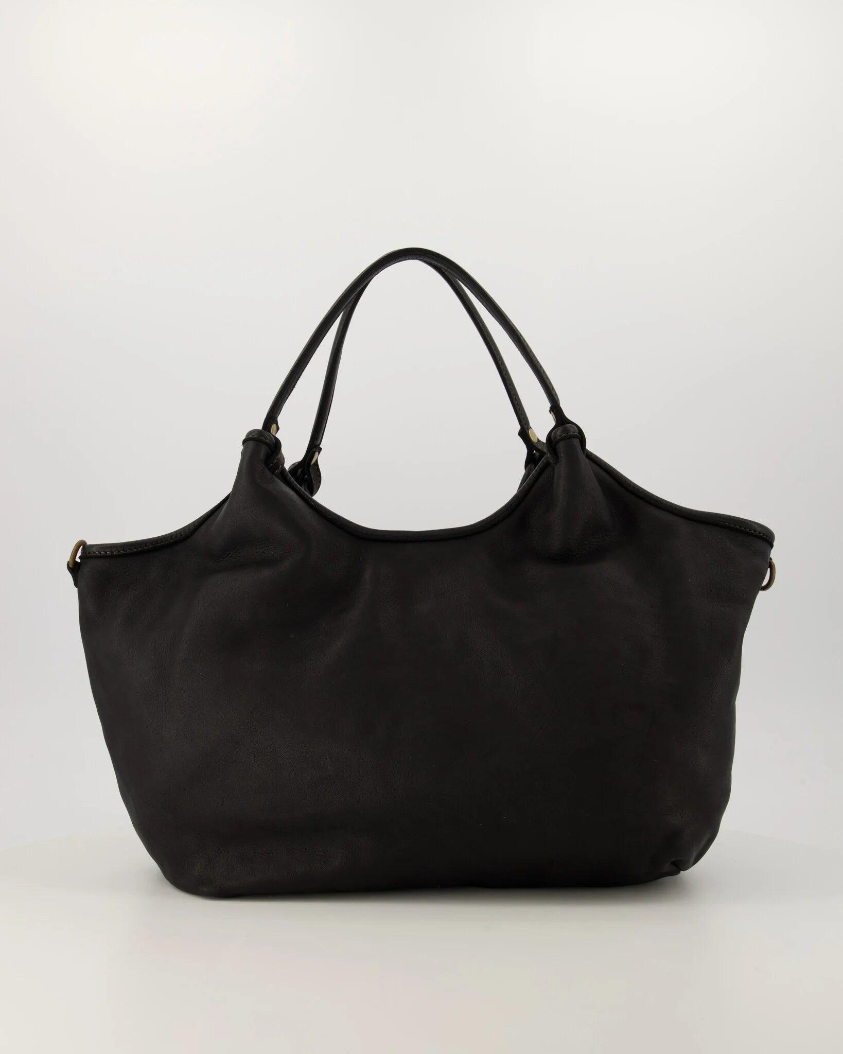 Julienne Gewassen Leren Tas Julienne Gewassen Leren Tas